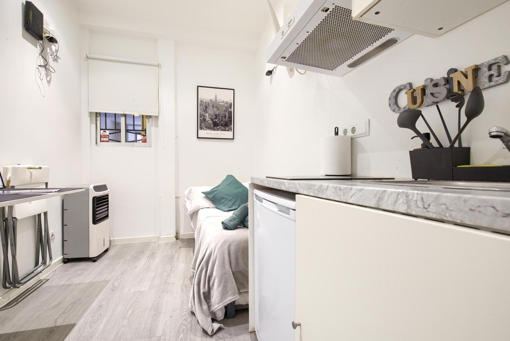 Petit Estudio En Madrid , Centro, 2 Pax, Wi-Fi & Tv Extérieur photo